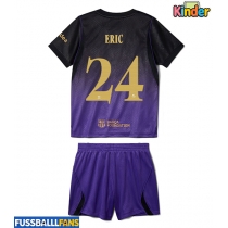 Barcelona Eric Garcia #24 Auswärts Trikotsatz Kinder 2026-27 Kurzarm (+ Kurze Hosen)